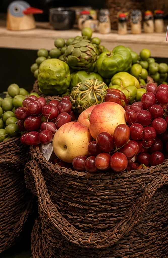 Resin Fruits, a handwoven Colombian natural fiber from Cauca